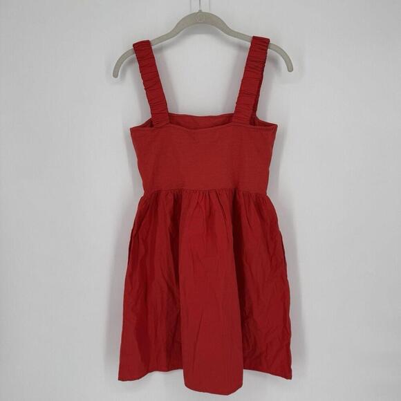 Nation LTD dress womens small S red harlyn babydoll top mini wedding valentines - Picture 8 of 8